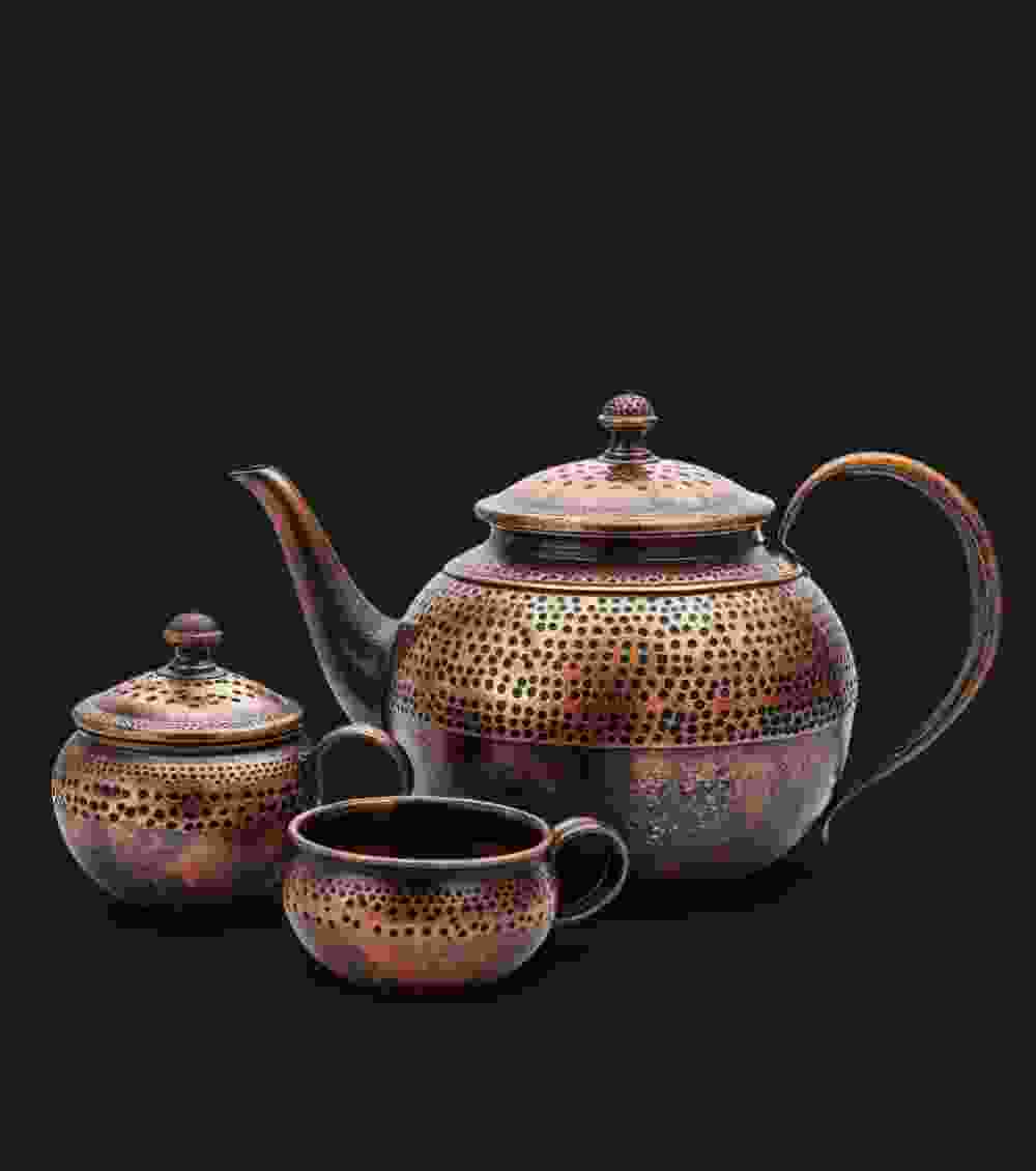 Copper Tea Jug Set